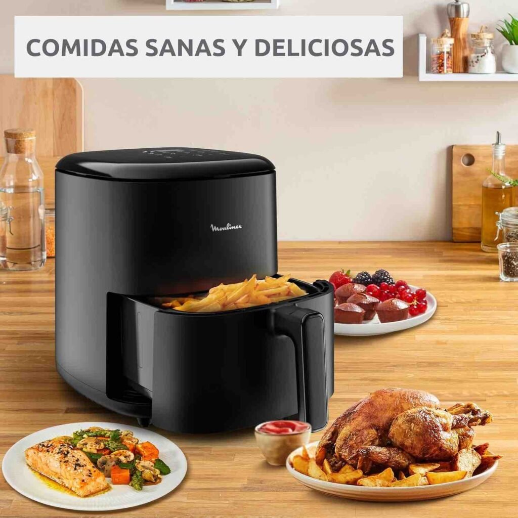 Recetas crujientes y saludables en la Moulinex Easy Fry Max.