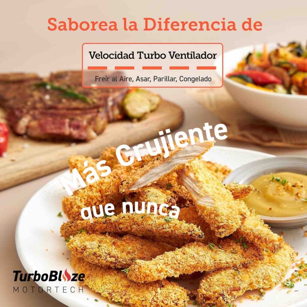 Plato saludable cocinado con la COSORI Turbo Blaze.