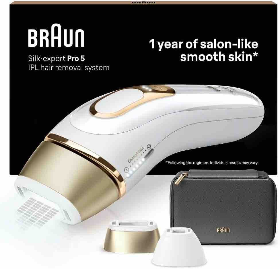 Depiladora Láser Braun Silk-expert para resultados profesionales en casa