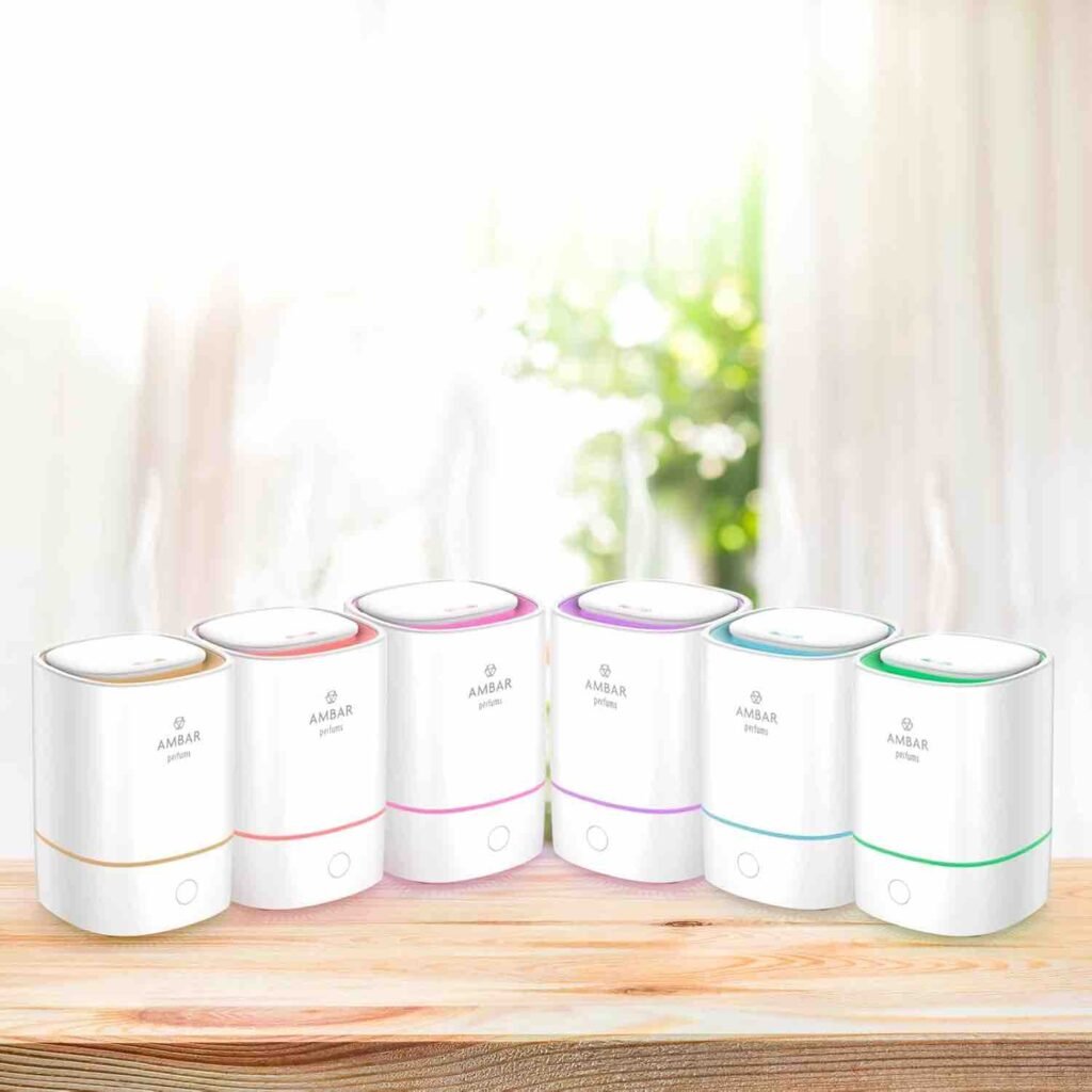 Humidificador ultrasónico compacto para oficina