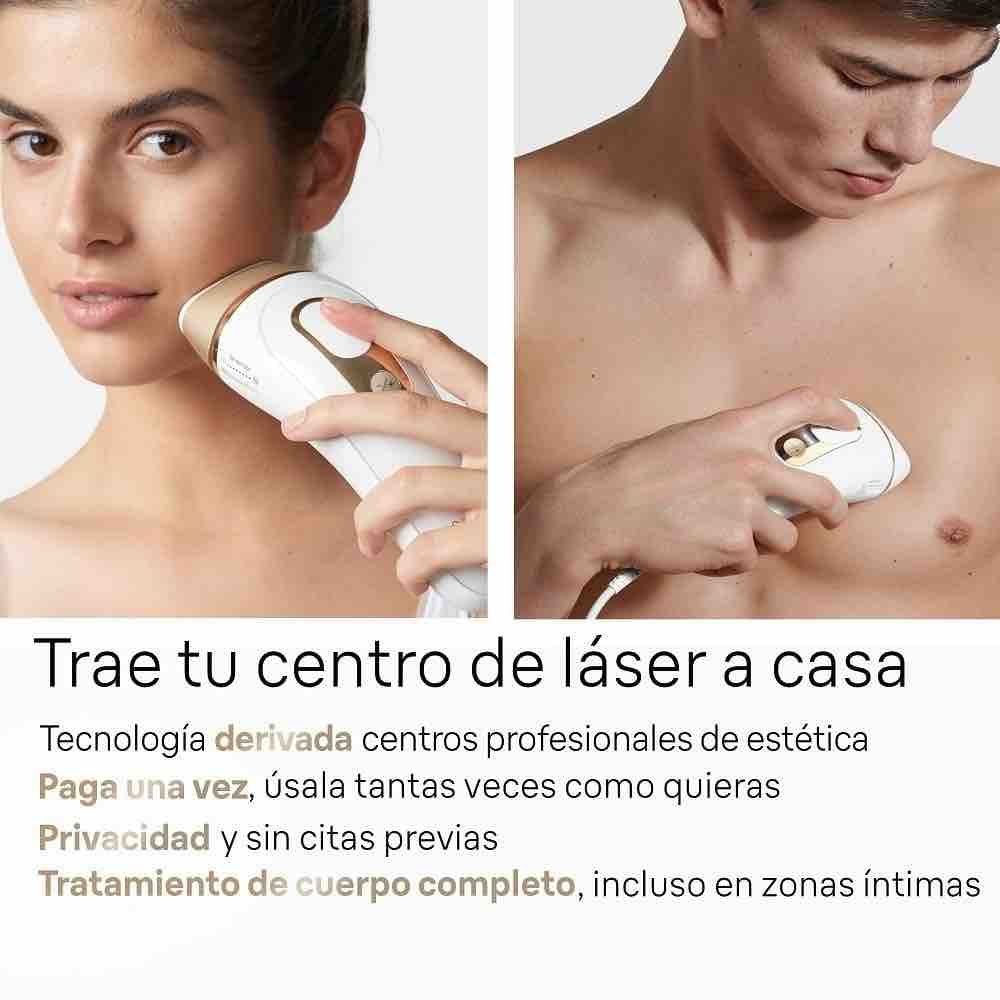 Cabezales intercambiables de la Depiladora Láser Braun Silk-expert para rostro y cuerpo