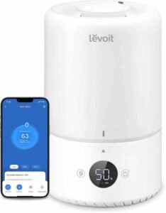 Humidificador LEVOIT 3L con diseño de llenado superior