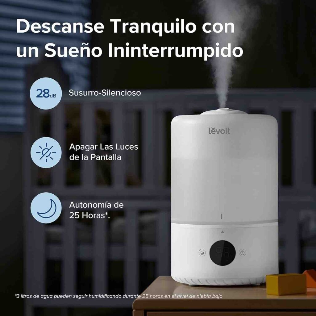 Humidificador con función de aromaterapia
